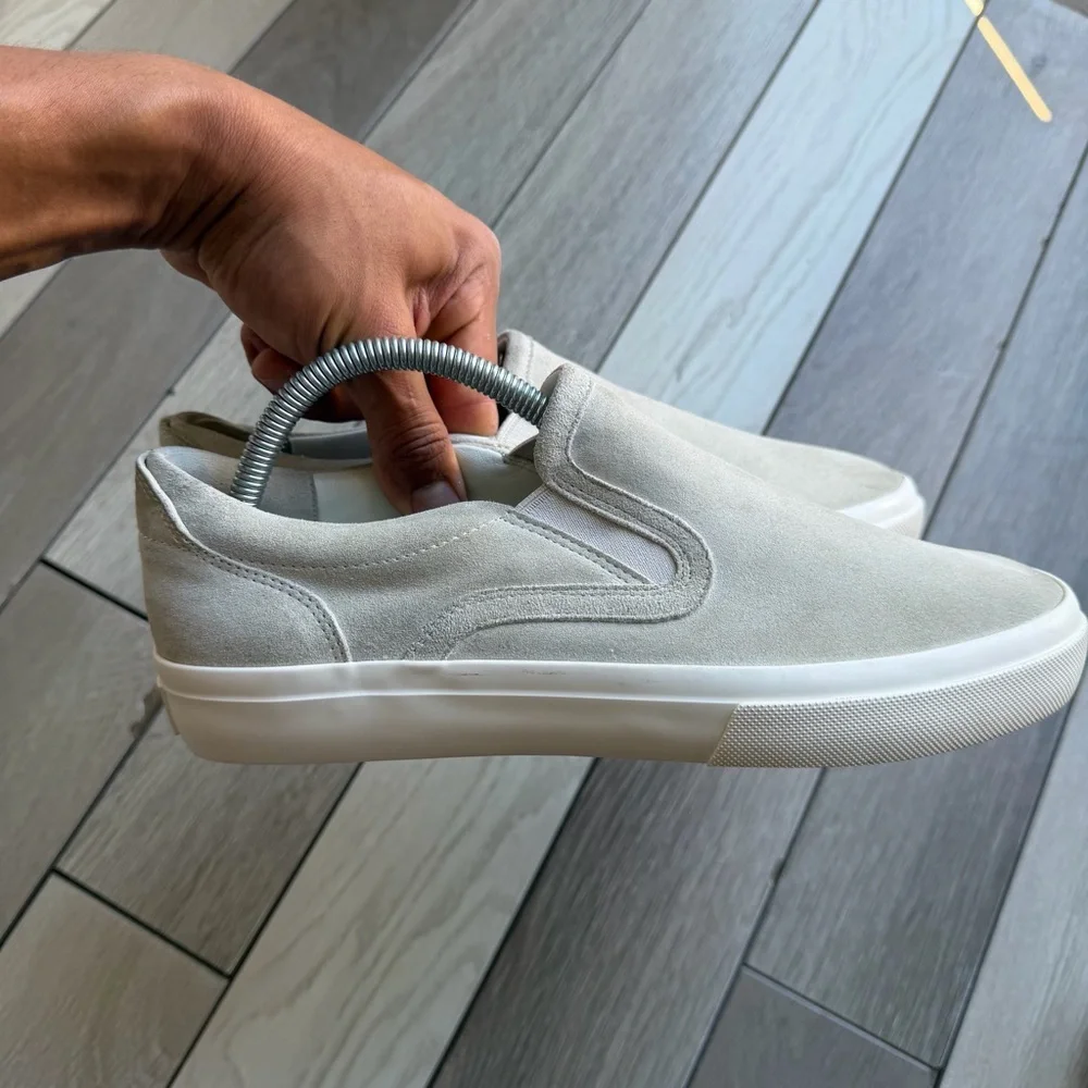 Vince Light gray Slip-On Loafers - Picture 5 of 8